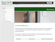 Tablet Screenshot of kiesl.de